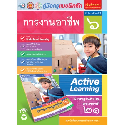  คู่มือครูแบบฝึกหัดการงานอาชีพ  ป.6